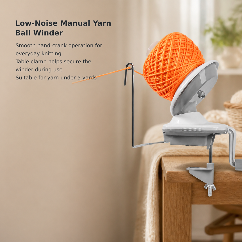 3.5 oz Manual Yarn Ball Winder – Gray